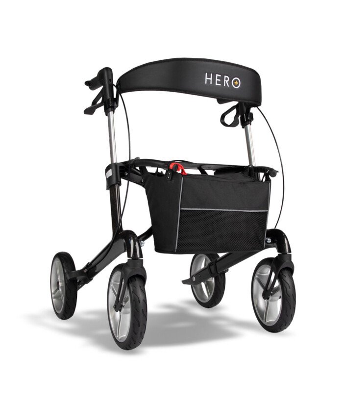 Hero Medical Euro Lite Seat Walker Carbon Fibre